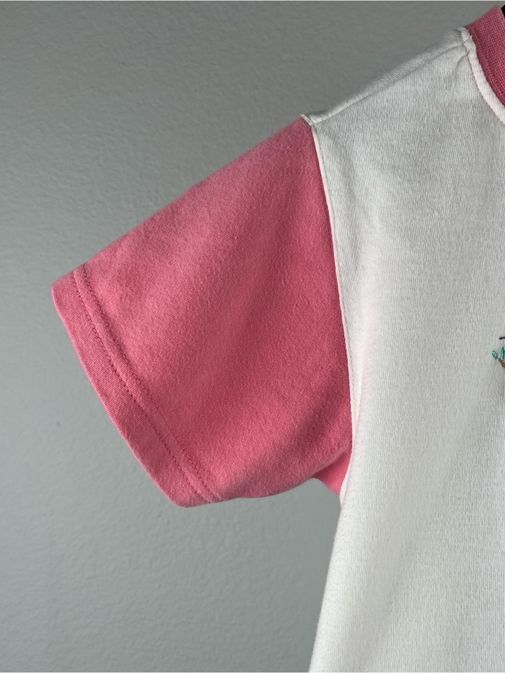 Gymboree Vintage 1998 Spring Is In The Air Embroidered Ringer Shirt 5 6 XL - Picture 4 of 14